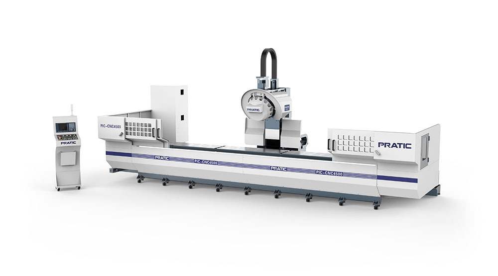 圖為普拉迪家居定制立式型材加工設(shè)備PIC-CNC4500